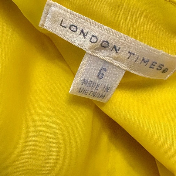 London Times Multicolored Striped Sleeveless Sheath V Neck Dress Womens size 6 - Picture 3 of 15